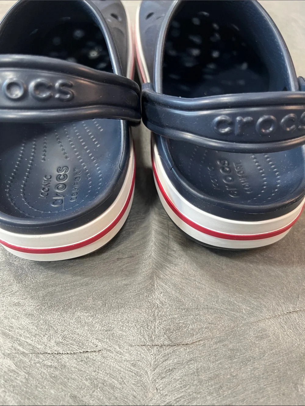 Classic women Crocs Sandals - Navy Size 9